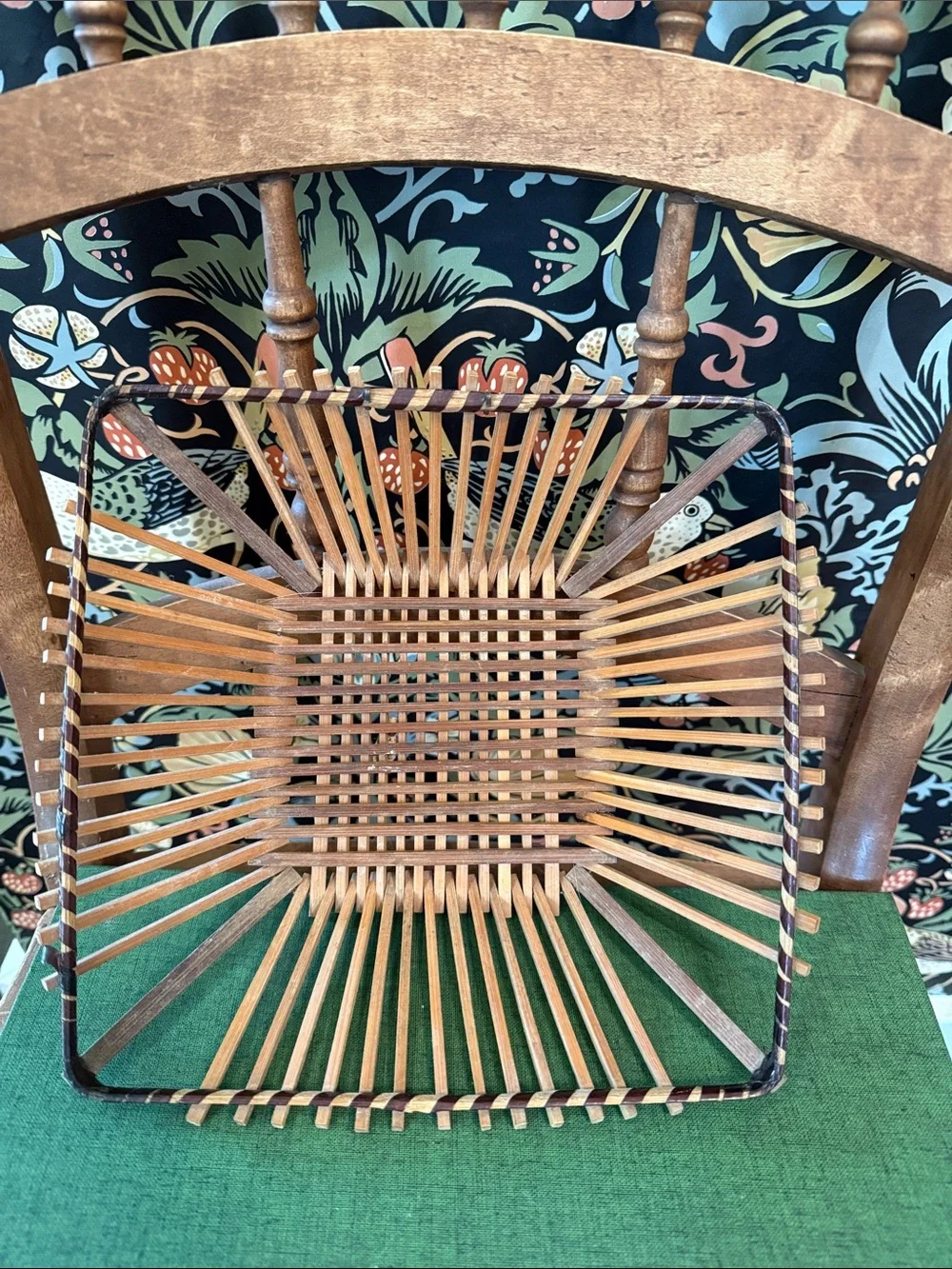 Vintage Armbee Mid Century Modern Bamboo Basket